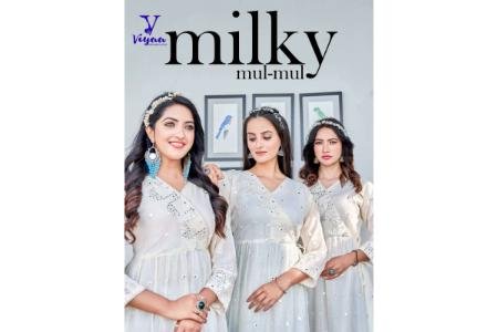 Milky Mul Mul By Viyaa Designer (1)